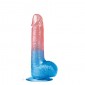 DILDO Dazle Studs Pink & Blue - 19 cm